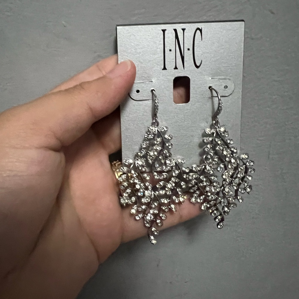 Inc beautiful dangly earrings very festive